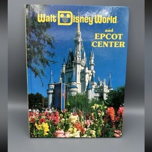 Walt Disney World And Epcot Center - Crescent Hardback Picture Book 1987 *Worn*